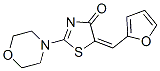 5-(2-furylmethylidene)-2-morpholin-4-yl-1,3-thiazol-4-one CAS#: 6975-58-2