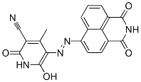 5-[(2,3-dihydro-1,3-dioxo-1H-benz[de]isoquinolin-6-yl)azo]-1,2-dihydro-6-hydroxy-4-methyl-2-oxonicotinonitrile CAS#: 60435-69-0