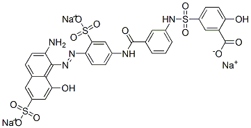 5-[[[3-[[[4-[(2-Amino-8-hydroxy-6-sulfo-1-naphthalenyl)azo]-3-sulfophenyl]amino]carbonyl]phenyl]amino]sulfonyl]-2-hydroxybenzoic acid trisodium salt CAS#: 6358-55-0