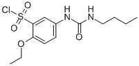 5-(3-BUTYL-UREIDO)-2-ETHOXY-BENZENESULFONYL CHLORIDE CAS#: 680618-18-2