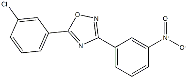 5-(3-CHLOROPHENYL)-3-(3-NITROPHENYL)-1,2,4-OXADIAZOLE CAS#: 690988-86-4