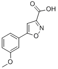 5-(3-METHOXY-PHENYL)-ISOXAZOLE-3-CARBOXYLIC ACID CAS#: 668971-56-0