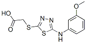 ({5-[(3-METHOXYPHENYL)AMINO]-1,3,4-THIADIAZOL-2-YL}THIO)ACETIC ACID CAS#: 68161-40-0