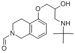 5-[3-(tert-butylamino)-2-hydroxypropoxy]-3,4-dihydro-1H-isoquinoline-2-carbaldehyde CAS#: 61563-18-6