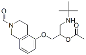 5-[3-(tert-butylamino)-2-hydroxypropoxy]-3,4-dihydroisoquinoline-2(1H)-carboxaldehyde monoacetate CAS#: 63614-18-6
