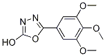5-(3,4,5-trimethoxyphenyl)-1,3,4-oxadiazol-2-ol CAS#: 63698-53-3