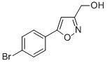 (5-(4-BROMOPHENYL)ISOXAZOL-3-YL)METHANOL CAS#: 640291-96-9