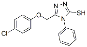 5-[(4-CHLOROPHENOXY)METHYL]-4-PHENYL-4H-1,2,4-TRIAZOLE-3-THIOL CAS#: 68212-26-0