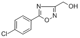(5-(4-CHLOROPHENYL)-1,2,4-OXADIAZOL-3-YL)METHANOL CAS#: 685123-47-1
