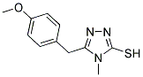 5-(4-METHOXY-BENZYL)-4-METHYL-4H-[1,2,4]TRIAZOLE-3-THIOL CAS#: 69198-26-1