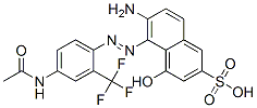 5-[[4-acetamido-2-(trifluoromethyl)phenyl]azo]-6-amino-4-hydroxynaphthalene-2-sulphonic acid CAS#: 68594-62-7