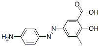 5-[(4-aminophenyl)azo]-3-methylsalicylic acid CAS#: 65072-59-5
