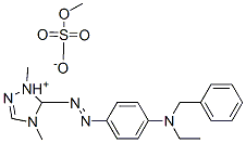 5-[[4-[benzylethylamino]phenyl]azo]-1,4-dimethyl-1H-1,2,4-triazolium methyl sulphate CAS#: 68877-61-2