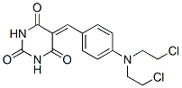 5-[[4-[bis(2-chloroethyl)amino]phenyl]methylidene]-1,3-diazinane-2,4,6 -trione CAS#: 68961-21-7