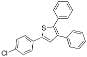5-(4-chlorophenyl)-2,3-diphenyl-thiophene CAS#: 65691-00-1
