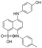 5-(4-hydroxyanilino)-8-(4-methylanilino)-1-naphthalenesulfonic acid CAS#: 6362-22-7