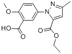 5-(5-(ETHOXYCARBONYL)-3-METHYL-1H-PYRAZOL-1-YL)-2-METHOXYBENZOIC ACID CAS#: 637318-31-1