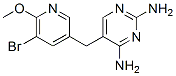 5-[(5-bromo-6-methoxy-pyridin-3-yl)methyl]pyrimidine-2,4-diamine CAS#: 65873-68-9
