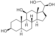 5-ALPHA-PREGNAN-3-BETA, 11-BETA, 20-BETA, 21-TETROL CAS#: 7285-27-0