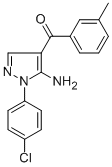 (5-AMINO-1-(4-CHLOROPHENYL)-1H-PYRAZOL-4-YL)(M-TOLYL)METHANONE CAS#: 618091-36-4