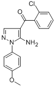(5-AMINO-1-(4-METHOXYPHENYL)-1H-PYRAZOL-4-YL)(2-CHLOROPHENYL)METHANONE CAS#: 618091-19-3