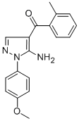 (5-AMINO-1-(4-METHOXYPHENYL)-1H-PYRAZOL-4-YL)(O-TOLYL)METHANONE CAS#: 618091-21-7