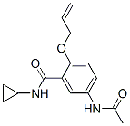 5-(Acetylamino)-2-(allyloxy)-N-cyclopropylbenzamide CAS#: 6525-29-7