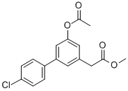 5-(Acetyloxy)-4'-chloro-(1,1'-biphenyl)-3-acetic acid methyl ester CAS#: 61888-72-0