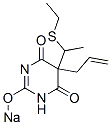 5-Allyl-5-[1-(ethylthio)ethyl]-2-sodiooxy-4,6(1H,5H)-pyrimidinedione CAS#: 66941-70-6