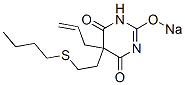 5-Allyl-5-[2-(butylthio)ethyl]-2-sodiooxy-4,6(1H,5H)-pyrimidinedione CAS#: 66941-54-6