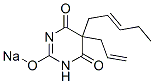 5-Allyl-5-(2-penten-1-yl)-2-sodiooxy-4,6(1H,5H)-pyrimidinedione CAS#: 64082-42-4