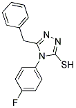 5-BENZYL-4-(4-FLUOROPHENYL)-4H-1,2,4-TRIAZOLE-3-THIOL CAS#: 663181-80-4