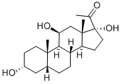 5-BETA-PREGNAN-3-ALPHA, 11-BETA, 17-TRIOL-20-ONE CAS#: 7252-91-7
