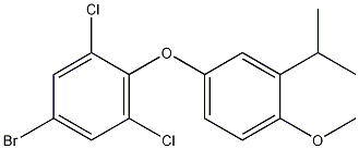 5-BROMO-1,3-DICHLORO-2-(3-ISOPROPYL-4-METHOXYPHENOXY)BENZENE CAS#: 525575-58-0
