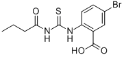 5-BROMO-2-[[[(1-OXOBUTYL)AMINO]THIOXOMETHYL]AMINO]-BENZOIC ACID CAS#: 637728-15-5
