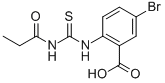 5-BROMO-2-[[[(1-OXOPROPYL)AMINO]THIOXOMETHYL]AMINO]-BENZOIC ACID CAS#: 637728-14-4