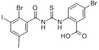 5-BROMO-2-[[[(2-BROMO-3,5-DIIODOBENZOYL)AMINO]THIOXOMETHYL]AMINO]-BENZOIC ACID CAS#: 530128-57-5