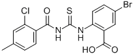 5-BROMO-2-[[[(2-CHLORO-4-METHYLBENZOYL)AMINO]THIOXOMETHYL]AMINO]-BENZOIC ACID CAS#: 530149-07-6