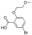 5-BROMO-2-(2-METHOXYETHOXY)BENZOIC ACID CAS#: 62176-28-7