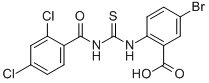 5-BROMO-2-[[[(2,4-DICHLOROBENZOYL)AMINO]THIOXOMETHYL]AMINO]-BENZOIC ACID CAS#: 530139-82-3