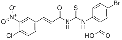 5-BROMO-2-[[[[3-(4-CHLORO-3-NITROPHENYL)-1-OXO-2-PROPENYL]AMINO]THIOXOMETHYL]AMINO]-BENZOIC ACID CAS#: 530140-35-3
