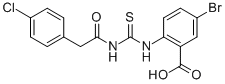 5-BROMO-2-[[[[(4-CHLOROPHENYL)ACETYL]AMINO]THIOXOMETHYL]AMINO]-BENZOIC ACID CAS#: 531542-49-1