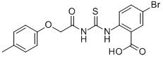 5-BROMO-2-[[[[(4-METHYLPHENOXY)ACETYL]AMINO]THIOXOMETHYL]AMINO]-BENZOIC ACID CAS#: 531542-64-0