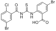 5-BROMO-2-[[[(5-BROMO-2-CHLOROBENZOYL)AMINO]THIOXOMETHYL]AMINO]-BENZOIC ACID CAS#: 531536-20-6