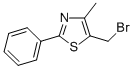 5-(BROMOMETHYL)-4-METHYL-2-PHENYL-1,3-THIAZOLE CAS#: 181424-15-7