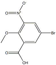 5-BroMo-2-Methoxy-3-nitrobenzoic acid CAS#: 60541-89-1