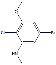 5-BroMo-2-chloro-3-Methoxy-N-Methylaniline CAS#: 63603-14-5