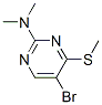 5-Bromo-N,N-dimethyl-4-methylthio-2-pyrimidinamine CAS#: 60186-82-5