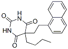 5-Butyl-5-[2-(1-naphtyl)ethyl]-2,4,6(1H,3H,5H)-pyrimidinetrione CAS#: 67050-52-6