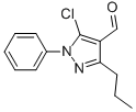 5-CHLORO-1-PHENYL-3-PROPYL-1H-PYRAZOLE-4-CARBOXALDEHYDE CAS#: 176387-54-5